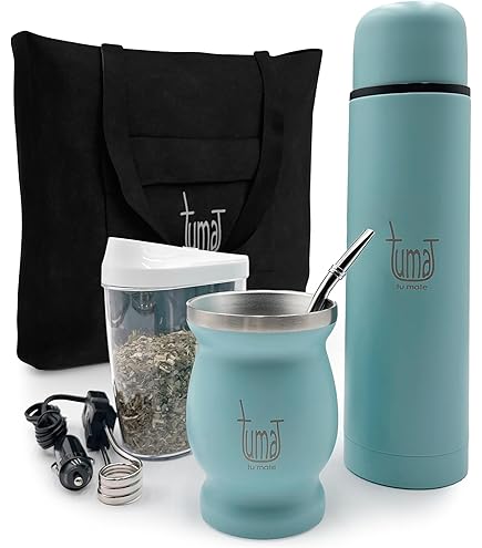 BALIBETOV Complete Yerba Mate Set - Modern Mate Kalebas (90 fl oz