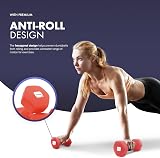 KAYMAN Neoprene Dumbbells Set 2 x 4 Kg Anti-Slip Hex Coated Home Gym view 6