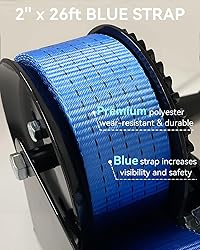 AOFCRELI Boat Trailer Winch 1600LBS Hand Winch with