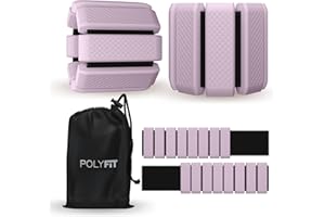 Polyfit Wrist & Ankle Weights - 1 Pair - Wearable Ankle Weights for Women and Men - Wearable Bracelet for Exercise, Yoga, Walking, Running, Dance, Barre, Pilates, Cardio, Aerobics
