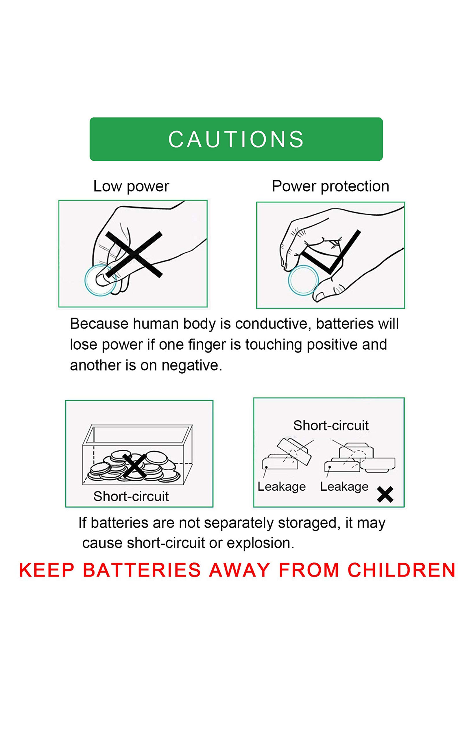 LR44 Batteries AG13 357 high Capacity 1.5V Button Coin Cell 10 Count Battery (20 Pack)