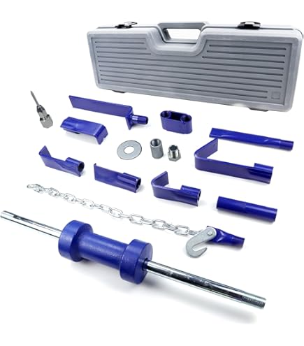 TOPPERFUN Reparación De Ventosa Kit De Reparación De Carrocería Automática Extractor De Abolladuras Neumático Martillo De Extracción Neumático De Succión Extractor De Abolladuras Herramientas De