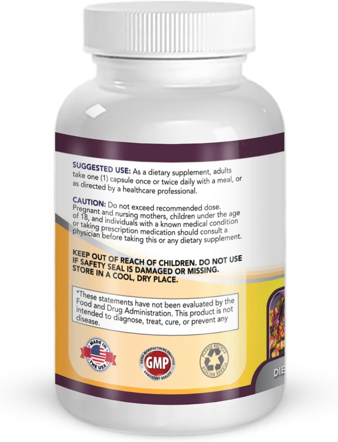 Premium Berberine HCl 500mg 120 capsules cardiovascular