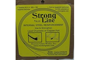 FIAHNG Morton Strongline Copper Restrip Reinforcement for Stained Glass