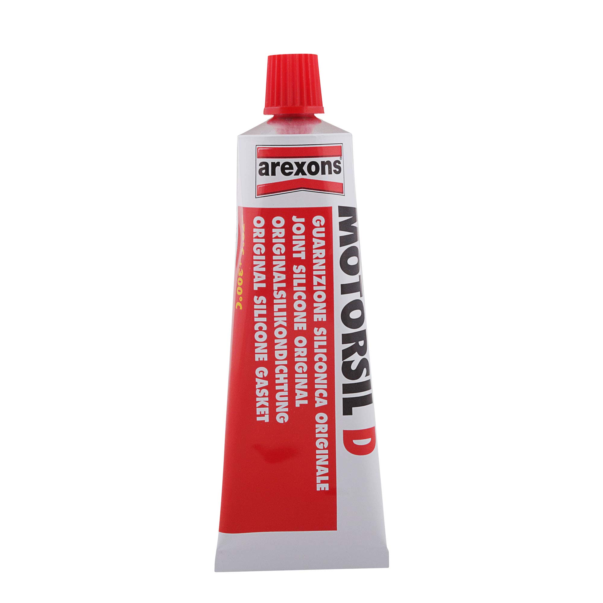AREXONS MOTORSIL D ORGINAL RED MOTOR PASTE 60 g Silicone Gasket Gasket High Temperature Engine Sealant Putty for Engine Gaskets Resistant Vibration Absorption Easy Removal
