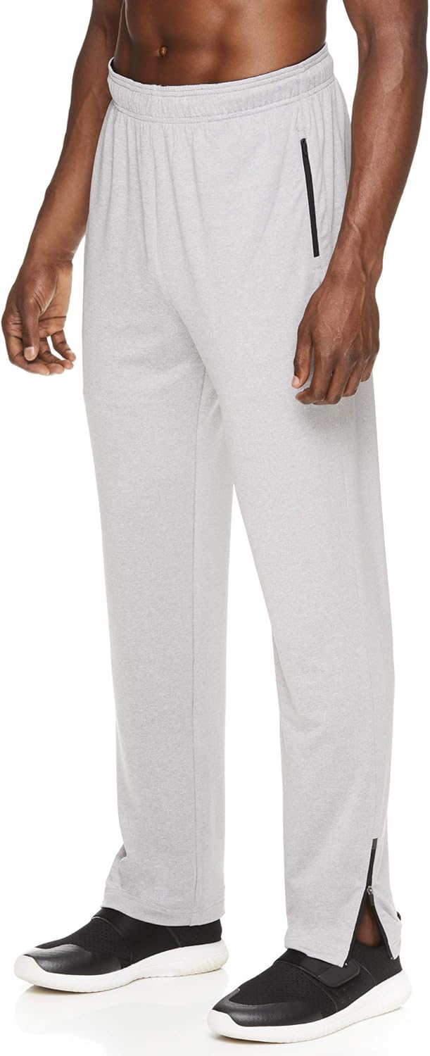 Reebok Men's Track & Running Pants with Pockets - Athletic Workout Training & Gym Pants for Men: Clothing
