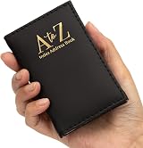 Evelay Index Address Book Leather Look Cover Small 7x11cm A-Z Black view 3