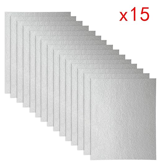 15 piezas de cubierta de Waveguide, hoja universal para microondas ...