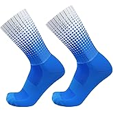 PRIOKNIKO Aero Socks Silicone Non-Slip Breathable Comfortable and Durable Sports Cycling Socks one size 6-12