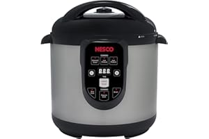 NESCO NPC-9 Smart Electric Pressure Cooker and Canner, 9.5 Quart, Stainless Steel