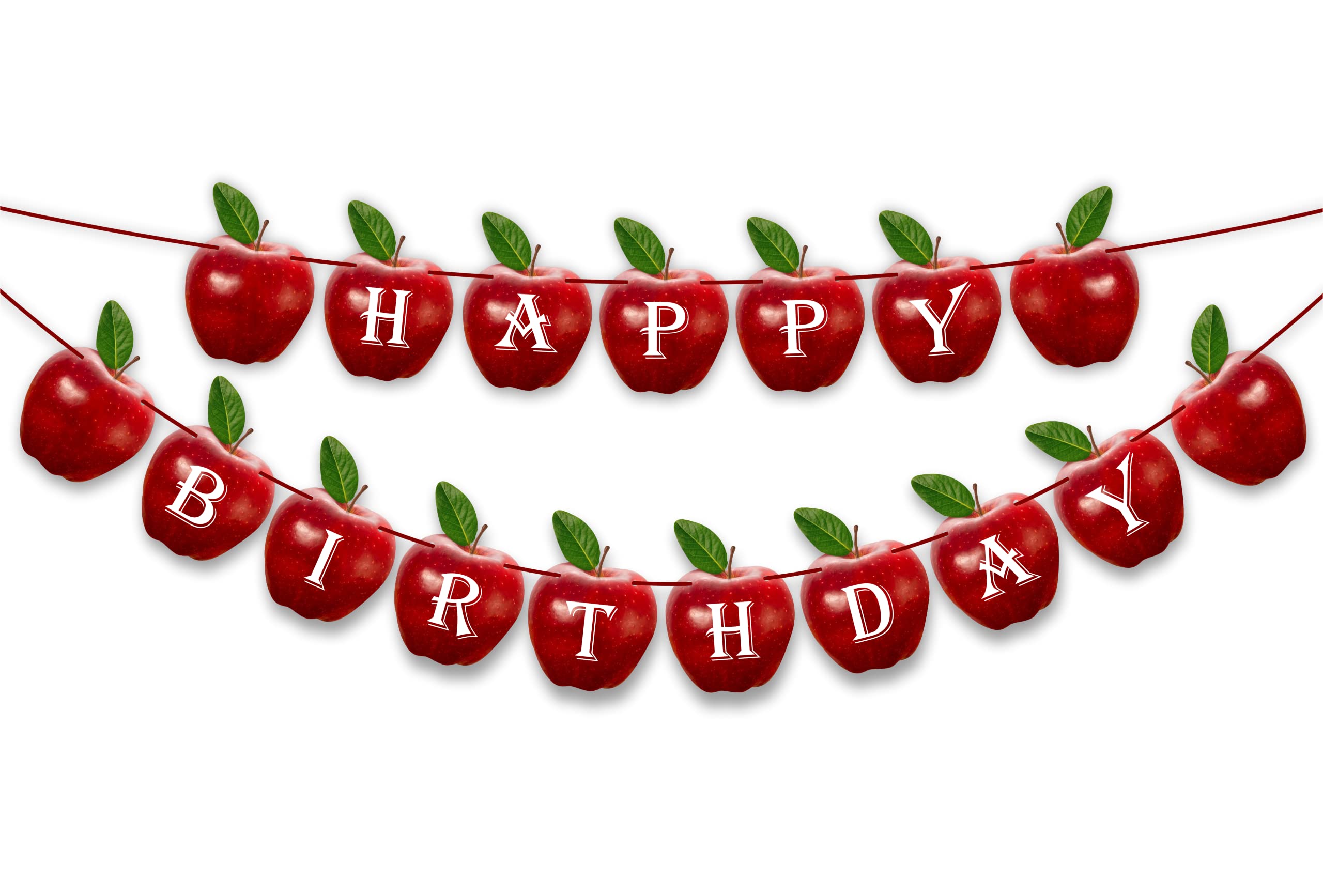 Seyal® Apple Happy Birthday Banner