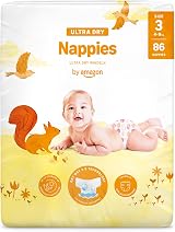 By Amazon Ultra Dry Nappies Size 3 4-9 kg 86 Nappies Channels
