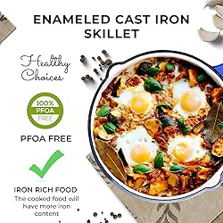 Healthy Choices 8" Small Enameled Cast Iron