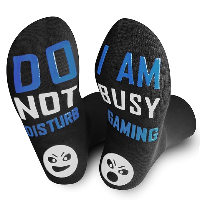 Gaming Socks I Am Busy Gaming Do Not Disturb Socks gamer Funny gifts