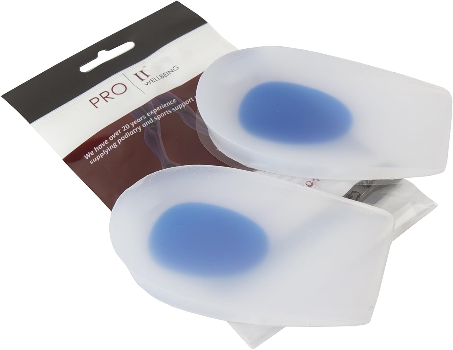 Pro11 Orthotic Silicone Blue spot Length Heel Insoles for Heel Pain Plantar Fasciitis Metatarsalga (Medium 6-8.5) - Image 3