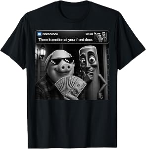 Tung Tung Tung Sahur John Pork Meme Brainrot for Kids T-Shirt