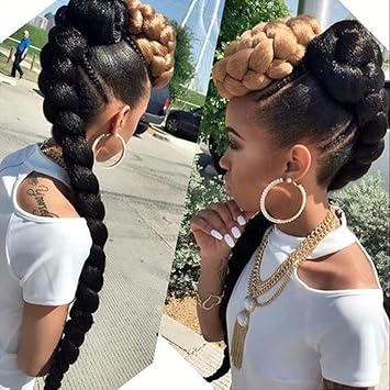 Synthetic Braiding Hair Extensions Kanekalon Hair Ombre Twist