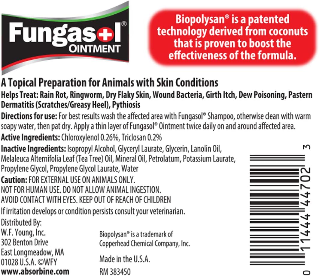 Absorbine Fungasol Ointment, 13 oz : Pet Supplies
