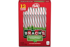 Brach's Red and White Peppermint Candy Canes, 12 ct
