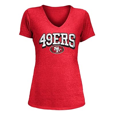 New Era San Francisco 49ers Women&amp;#39;s NFL Game Over Tri-Blend V-Neck Shirt
