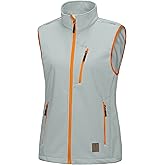 Little Donkey Andy Women's Fleece Lined Softshell Vest Lightweight Windproof Sleeveless Jacket for Hiking Outdoor Travel Golf