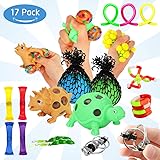 24 Fidget Ringe Anti Stress Spielzeug - Sensorische Silikonringe Für Kinder & Erwachsene