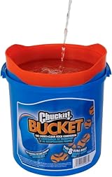 Chuckit Ultra Ball Bucket Medium Pack of 8 Durable High Bounce Rubber Dog Toy view 3
