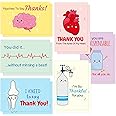 ceiba tree Funny Thank You Cards for Nurses and Doctors 24Pack Cute Appreciation Cards for Medical Healthcare Workers with Envelopes