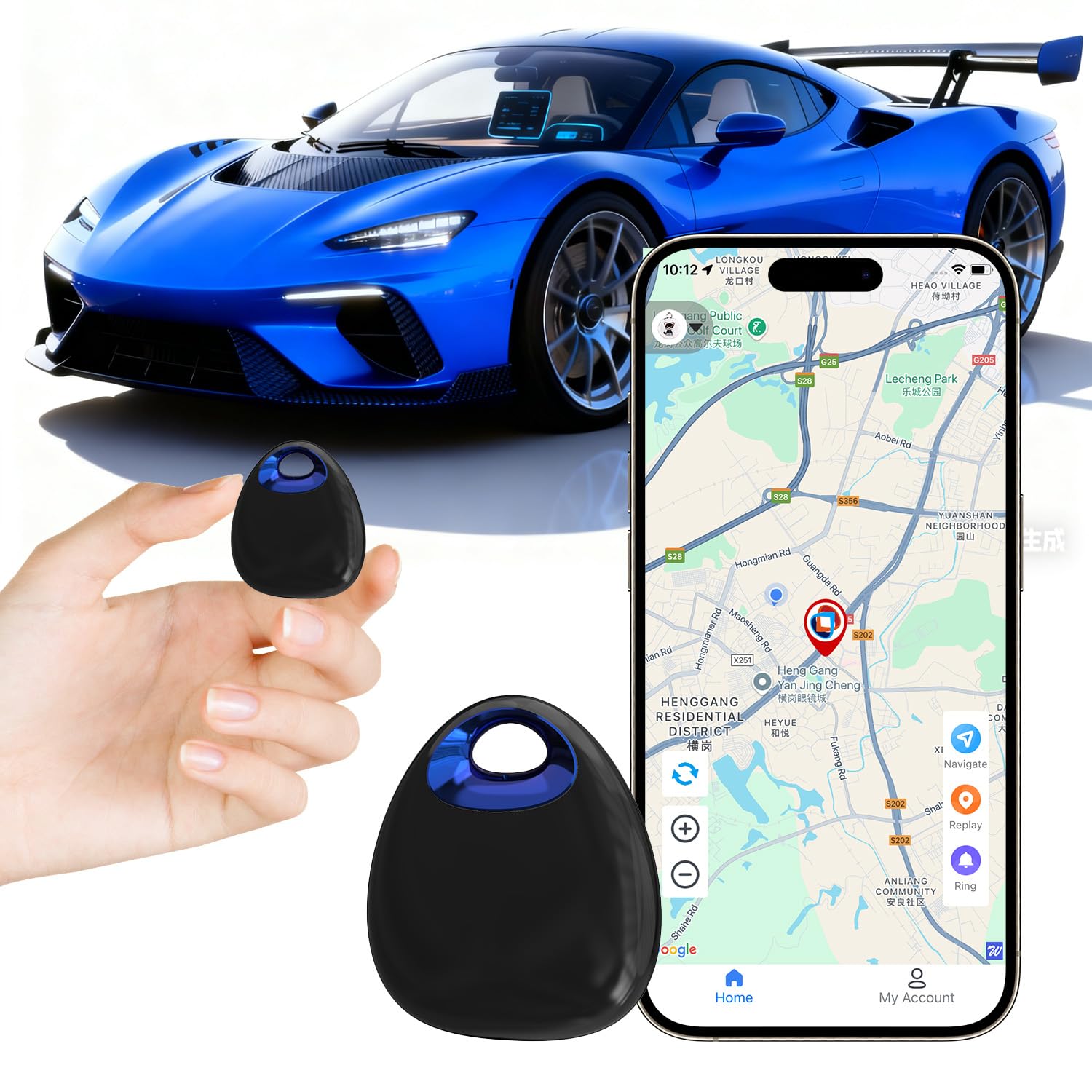 Photo 1 of ?No Monthly Fee? GPS Tracker for Car, Kids, Pets - Real-Time Live Tracking Device with Hidden Magnetic & IP65 Waterproof Design, Worldwide Coverage Without SIM Card