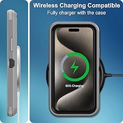 for iPhone 15 Pro Max Case, with Built in Screen