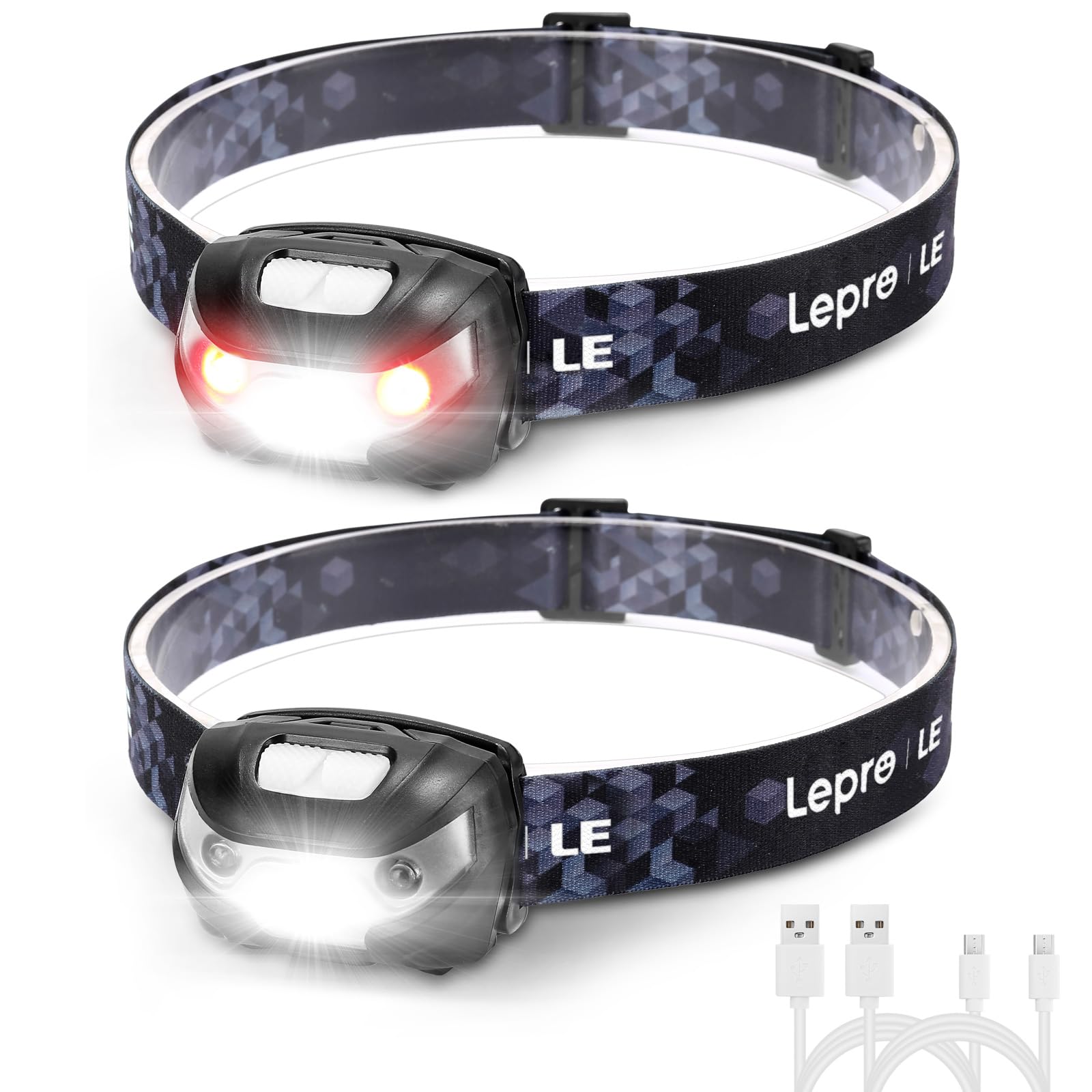 Lepro ヘッドライト 2個入りの商品画像