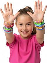 Loomartic 3000+ Loom Bands Kit MultiColor with Premium Watch 7+ yrs view 9