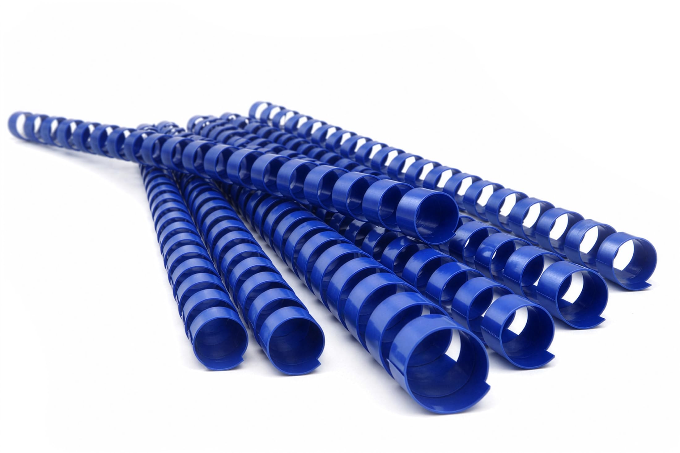 PAVO Premium 6 mm A4 Plastic Binding Combs - Blue (Pack of 100)