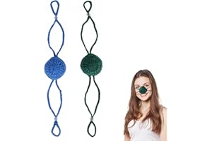 lasuroa 2pcs Winter Nose Warmers, Crochet Nose Covers for Cold Weather Windproof & Cozy Protector Outdoor Ski