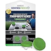 KontrolFreek Precision Sports Performance Thumbsticks for Xbox Series X (XBX) and Xbox One (XB1) Controller | Soccer Edition | Low-Rise, Concave | Green