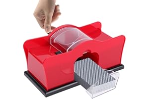 Manual Card Shuffler with Hand Crank Plastic Portable Manual Card Mixer Shuffling Tool for Home Card Game Party Club