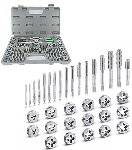 Taytools - Rubinetto e fustella in legno per filettatura maschio/femmina ID/ OD in acero duro temprato, 467290, 1-1/2 Inch x 6 TPI