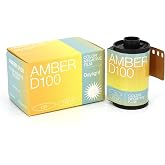 RETO Amber D100 35mm Color Negative Cine Film, 27 Exposures, ISO100, 135, Cinematic, Motion Picture Style, C41 Process