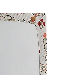Ambesonne Floral Fitted Sheet, Nostalgic Romance