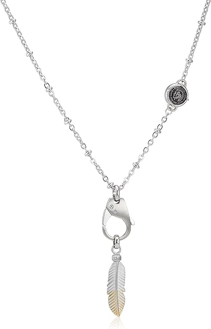 Amazon ディーゼル Diesel メンズ ネックレス Dx1400djw Uni シルバー 01 ネックレス 通販