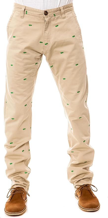 RockSmith Men’s Money Stacks Chino Pants 34 Khaki at Amazon Men’s