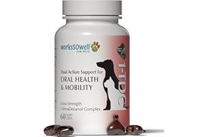 1TDC WorksSoWell Dual Action Joint Supplement for Dogs & Cats - Hip and Joint Supplement for Large Breed & Small Breed - Also