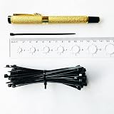 Yaluzibi 4 Inch Cable Ties Black 100 Pack 2.5mm x 100mm 18 lbs UV Resistant view 8