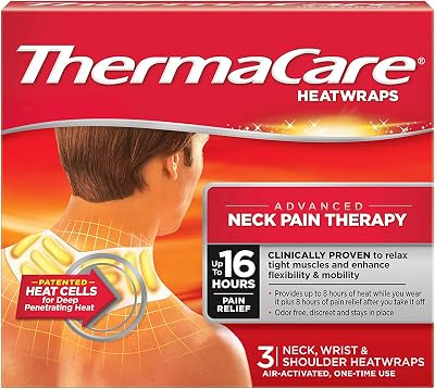 ThermaCare Brand Heat Wrap Neck/Shoulder/Wrist