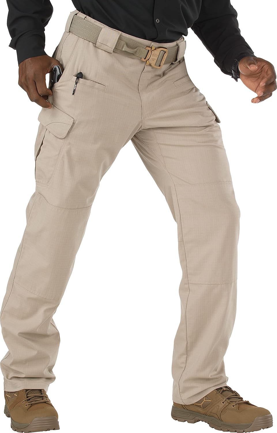 5.11 Tactical Men's Stryke Pants w/Flex-Tac Mechanical Stretch, Style 74369, Khaki, 34x30: Clothing