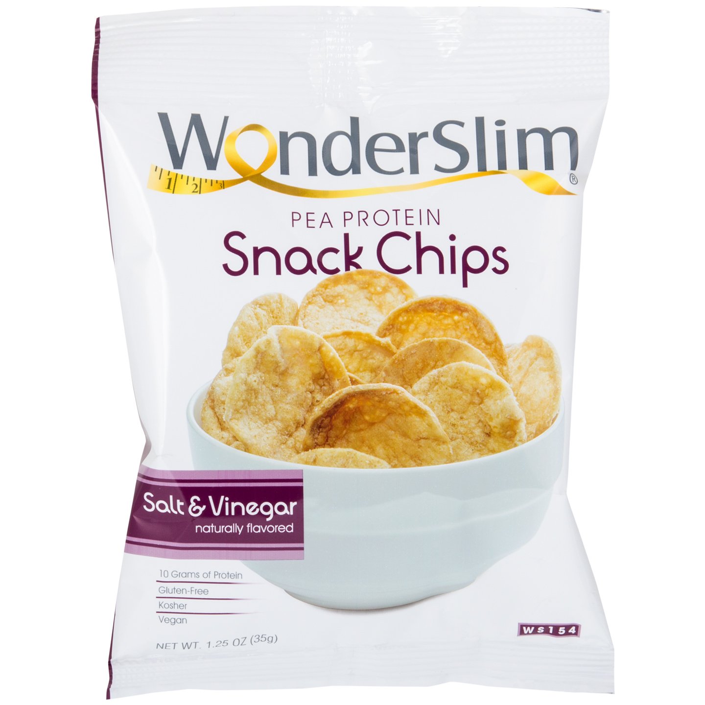 WonderSlim Pea Protein Snack Chips (10g) Cool Ranch Low