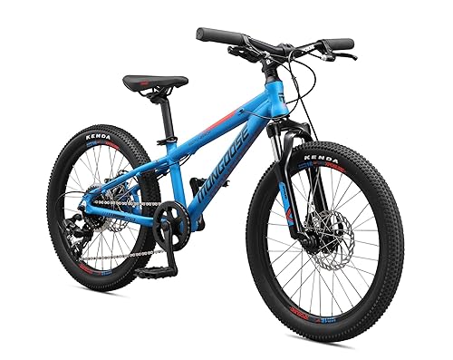 Mongoose Switchback Kids Mountain Bike with 20-Inch Wheels in Blue