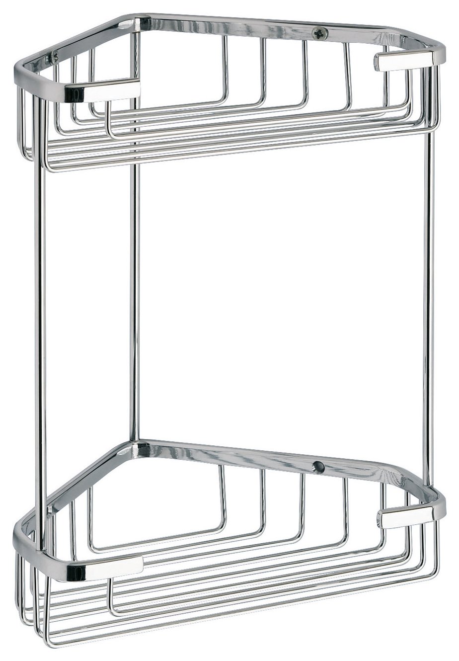 Metal Drill & Screw Mount Shower Caddy Size: 27 cm