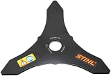 Stihl 41127134100 250 mm 3 Blade Knife Triple Steel Bristle Scrub Thorns view 2
