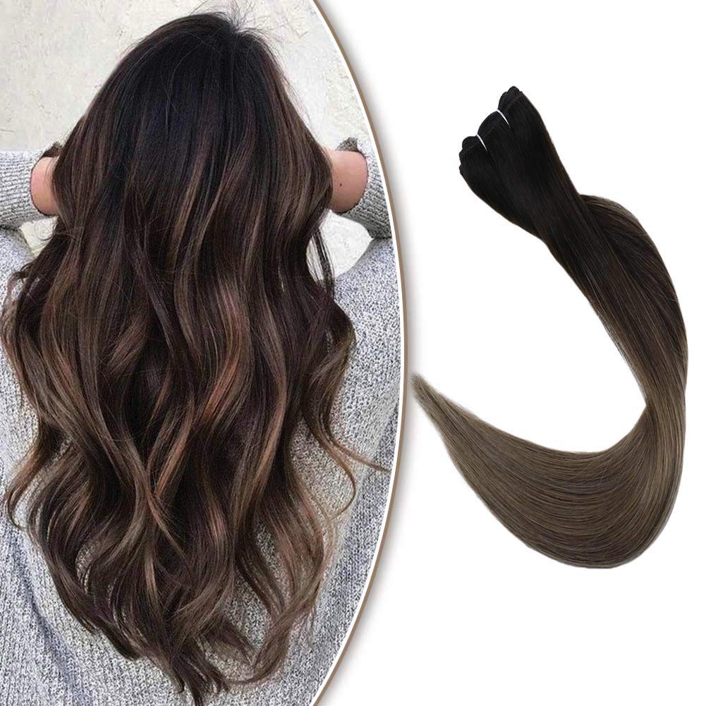 Amazon Com Full Shine 18 Inch Sew In Hair Bundles Double Wefted
